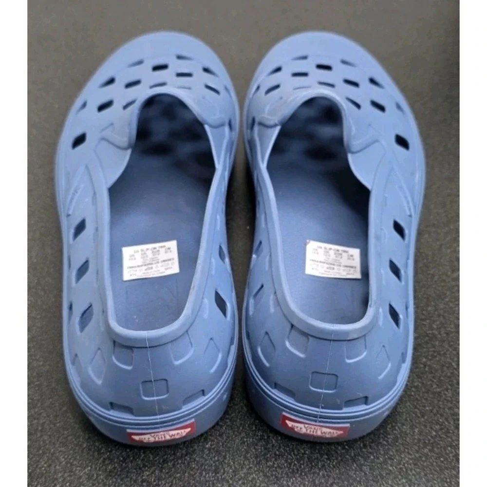 New Vans Trek Slip-On Navy Shoe Men 13 Water Sneaker Rubber Swim Skater Nautical